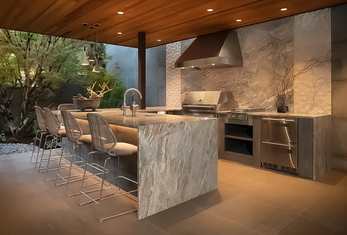 Choosing Stone for Outdoor Kitchens